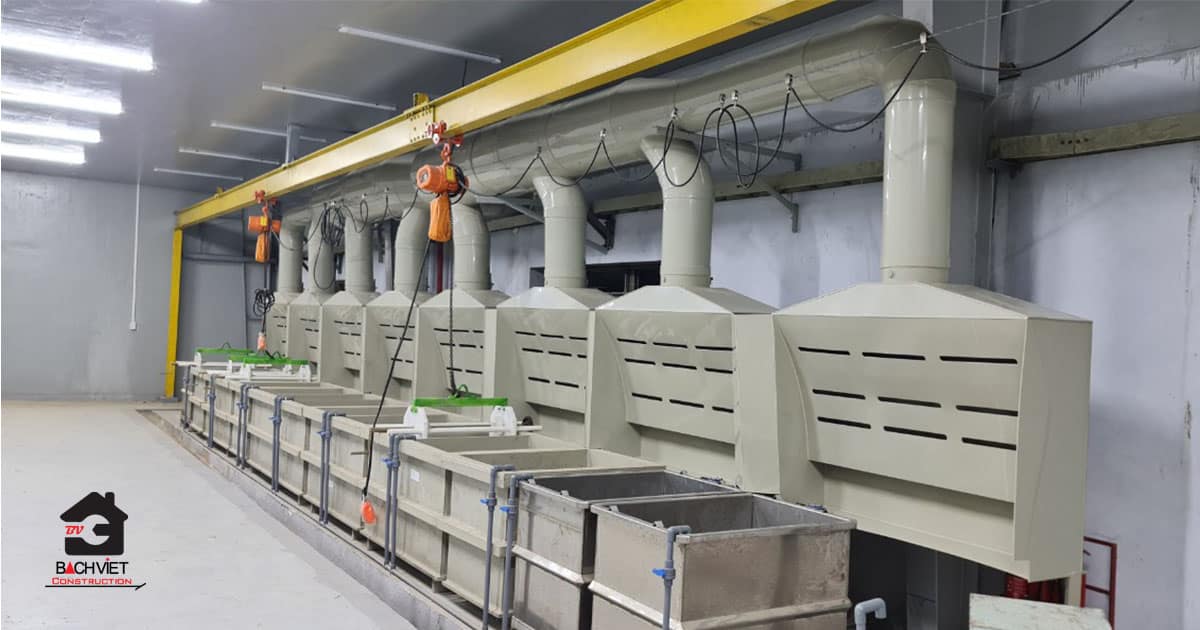 Lắp đặt hệ thống xử lý khí thải, gia công hệ thống xử lý khí thải