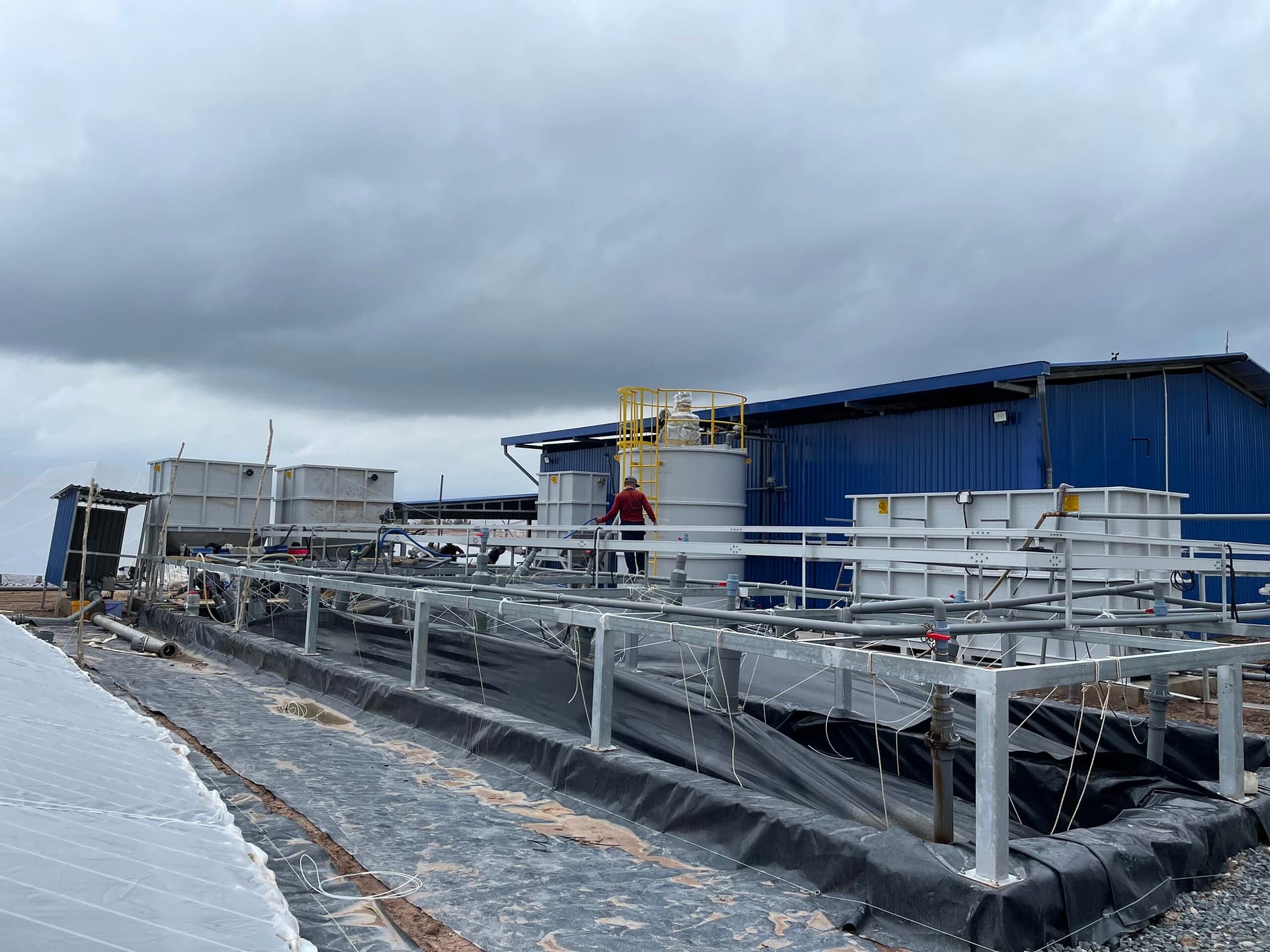 Hệ thống xử lý chất thải đầm tôm